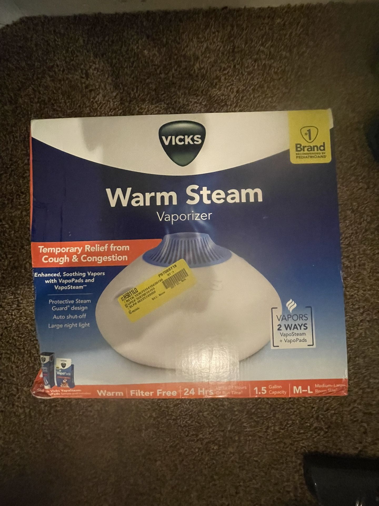 Vicks Vapor Humidifier NIB