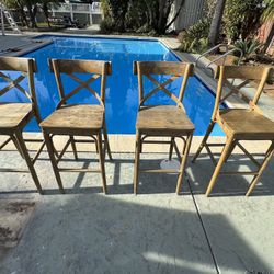 4 Barstools - High