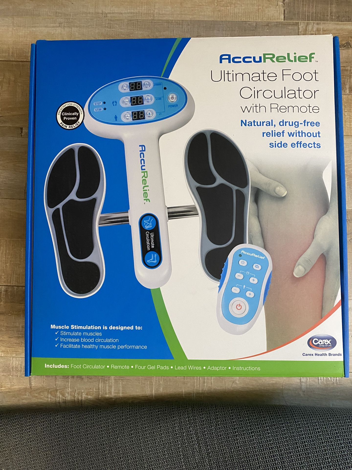 ACCURELIEFâ„¢ ULTIMATE FOOT CIRCULATOR W/REMOTE
