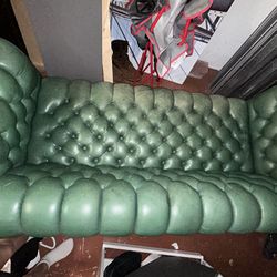 Vintage Green Couch 