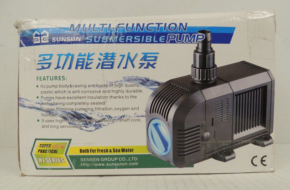 SUNSUN HJ-4500 Multi Function Submersible Pump, for Aquariums, Fountains or Ponds
