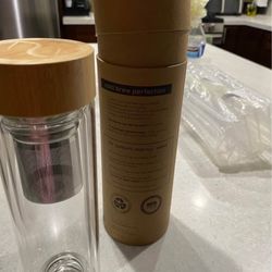 Tea Bottle Glass Infuser