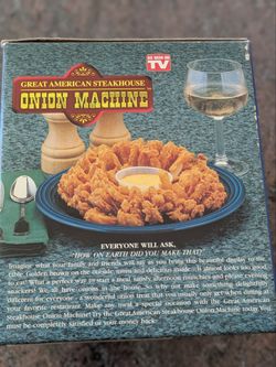 Vintage Great American Steakhouse Blooming Onion Machine