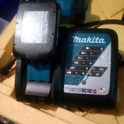 Makita 18 V Battery And Charger