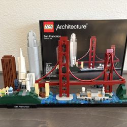 LEGO Architecture San Francisco 21043, 100% Complete + Instructions + Box + Light Kit