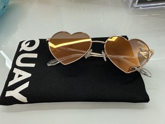 Quay Heart Shaped Sunglasses New