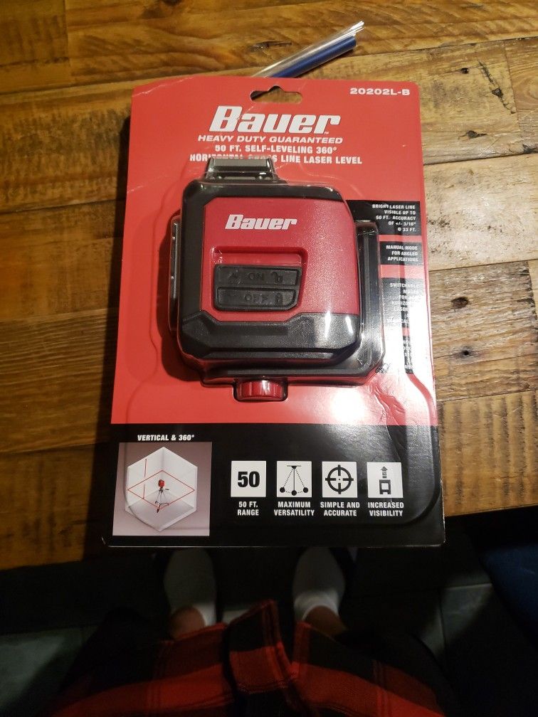 Bauer Leveling laser