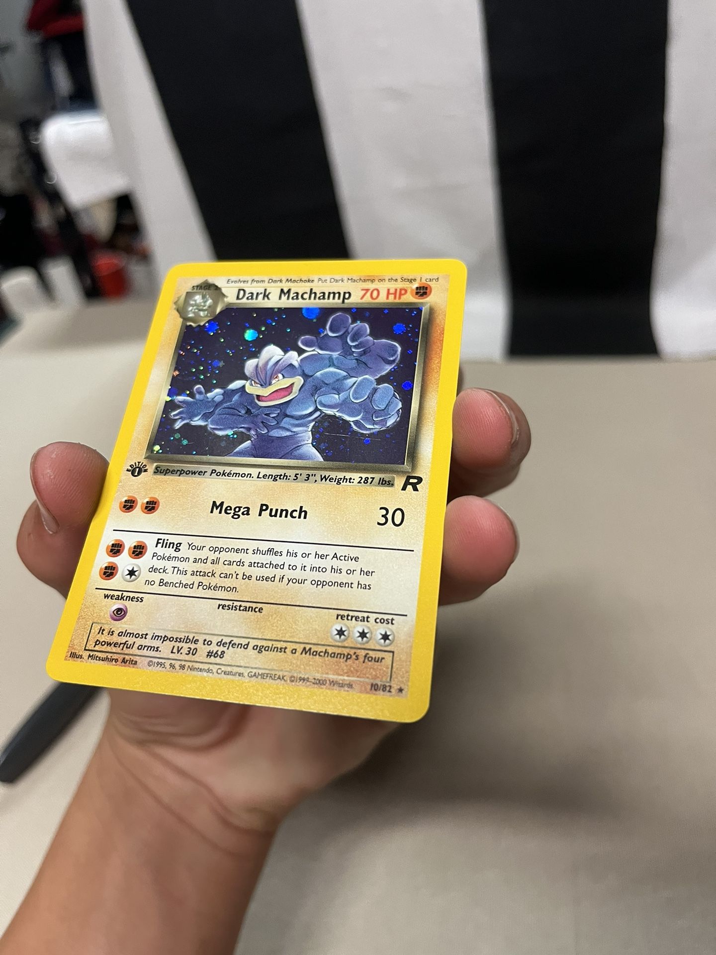 dark machamp pokemon card (10) Pokmon Hit Points70 HP Form Dark Machamp 1st Edition