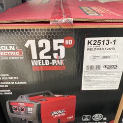 Lincoln Electric 125 Amp Weld-Pak 125 Flux-Core Wire Feed Welder, 115V (No Gas)