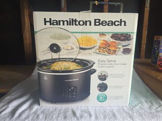 HAMILTON BEACH 5 QUART SLOW COOKER OVAL SHAPE