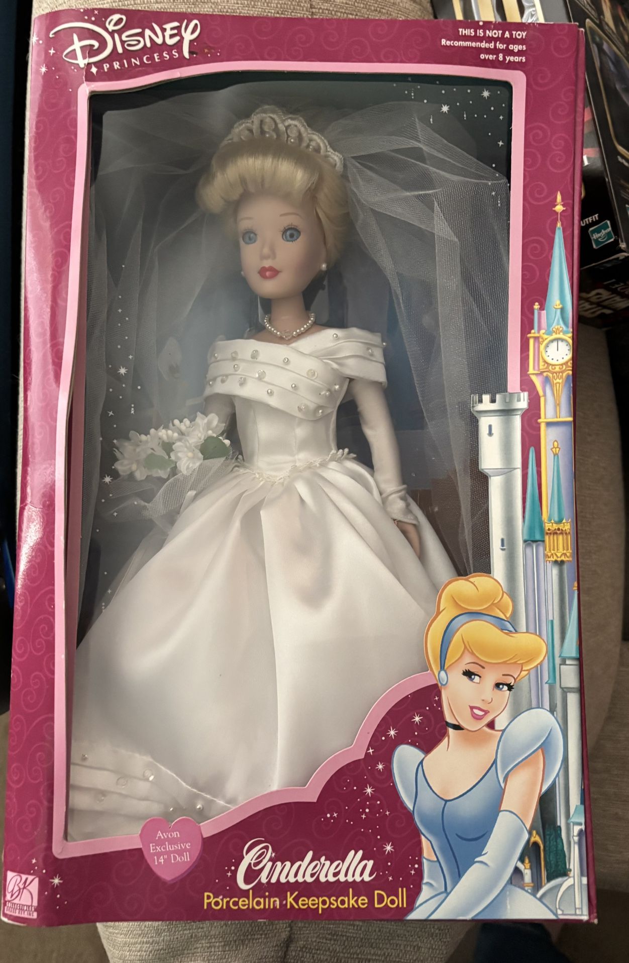 Cinderella Porcelain Doll New In Box