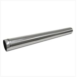 Master Flow 4 in. x 5 ft. Round Metal Duct Pipe