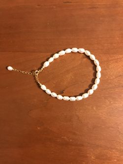 Freshwater Ellipse Pearl Bracelet