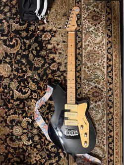 Reverend Jetstream 390 Electric Guitar Midnight Black