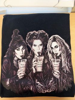 Hocus Pocus Sanderson Sisters Black Graphic Tee