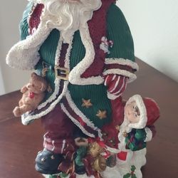 Santa Claus figurine 2 piece set
