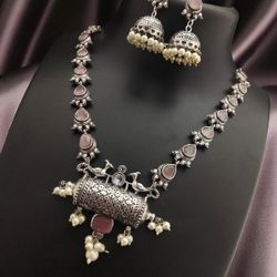 German Silver Oxidized Set 
