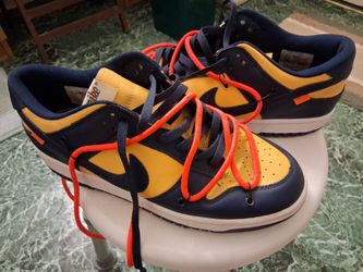Nike off-white dunks size 10