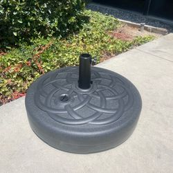 Base - 22” Round Umbrella Base Sand Water Filled Base 64lb