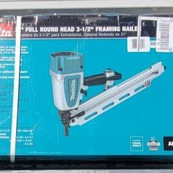 Pneumatic 3-1/2 in. 21° Full Round Head Corded Framing Nailer