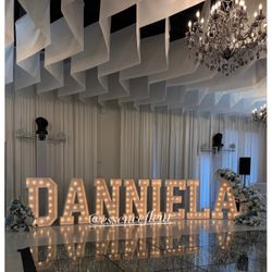 Marquee letters or numbers