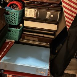 13 EMPTY BINDERS (vintage/modern)