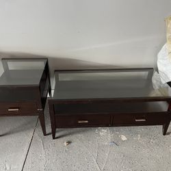 Coffee And Side Table 