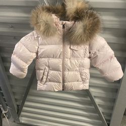 Moncler Toddler Pink Coat Size 2