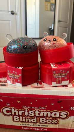 Glitter Squishy Surprise Dumplings - Christmas theme!