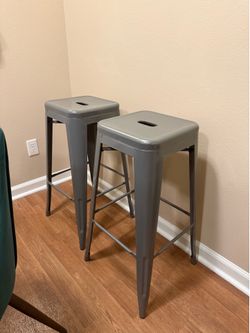 Metal barstools