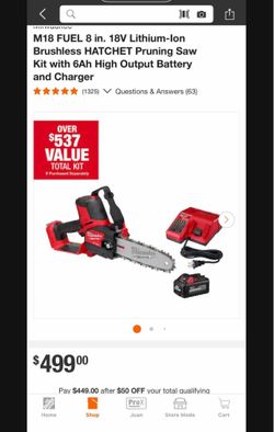 Chainsaw Milwaukee