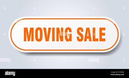 Moving sale on 7/3/26