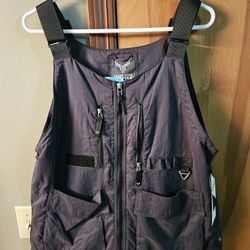 New CROSS EYED MOOSE Vest Men’s Large Black New NWT Ally Vest