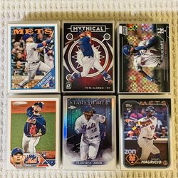 New York Mets 270 Card Baseball Lot! Rookies, Prospects, Parallels, Refractors, Short Prints, Variations & More!