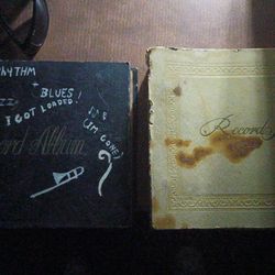 Two old original record albums