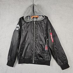 Brooklyn Cloth Work Wear MFG BKC CO Men Size L Black Jacket 