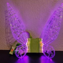 Disney Parks Tinkerbell Light-Up Fairy Wings 14" Costume Accessory. Bright Works