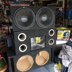 12" Subwoofer Box's And Subs 