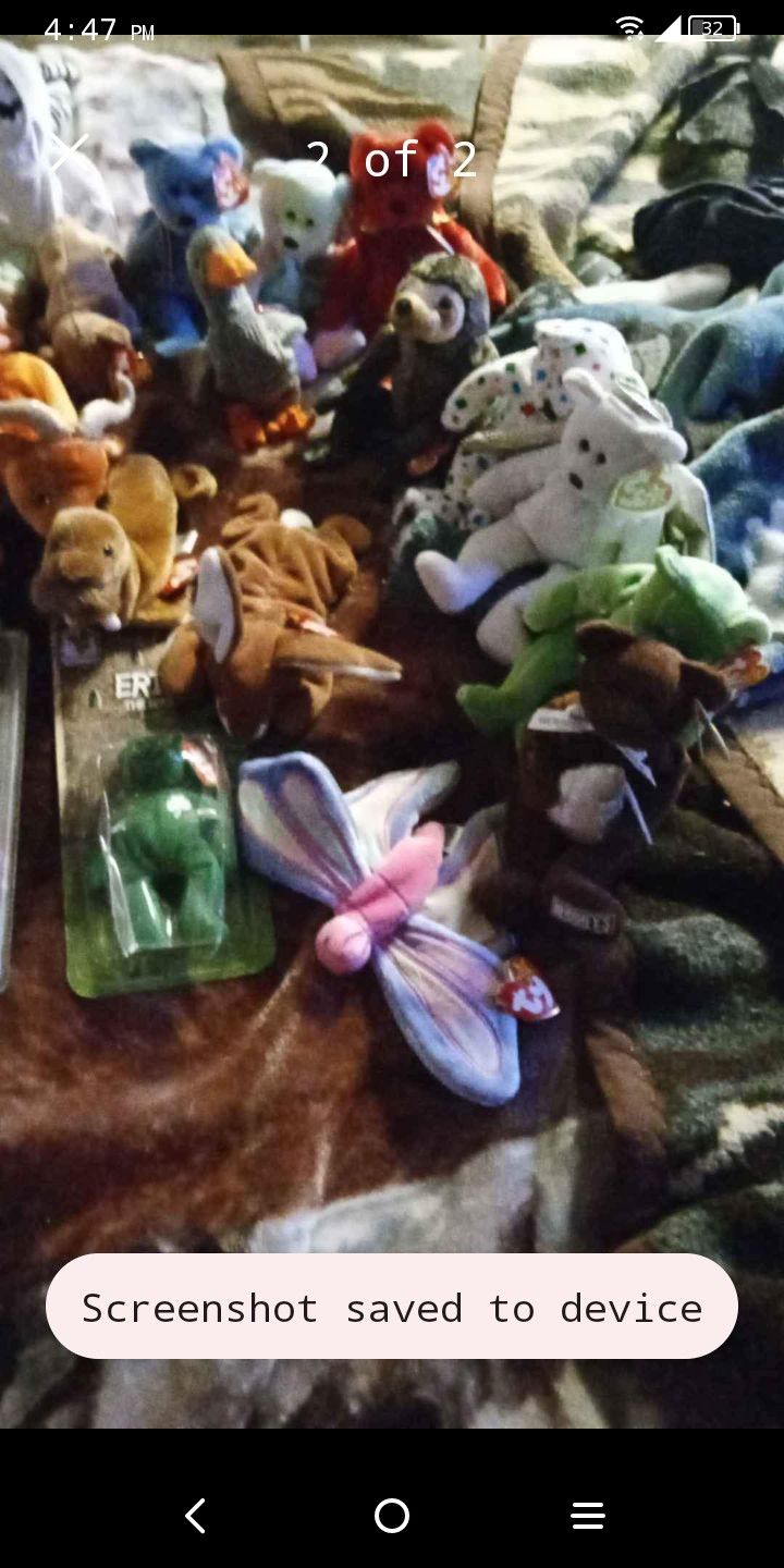 Collection Of Beanie Babies 