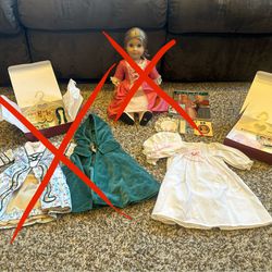Elizabeth American Girl Retired Outfits and Accessories (pricing in description)