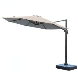 11ft Outdoor Cantilever Umbrella – Patio Shade Umbrella(Base Not Included)