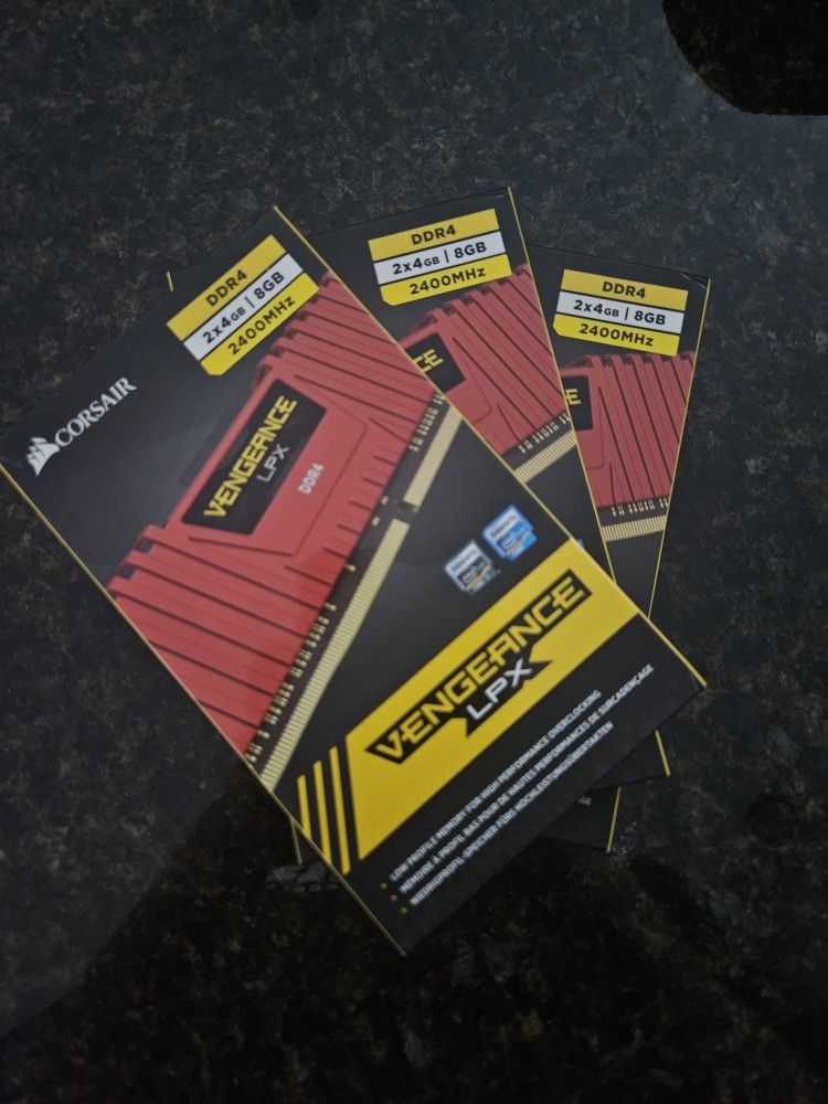 Corsair RAM Vengeance LPX (DDR4 2x4 24000mhz) x3