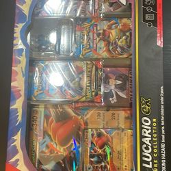 Pokemon TCG Mega Lucario ex Figure Collection Box Sealed New