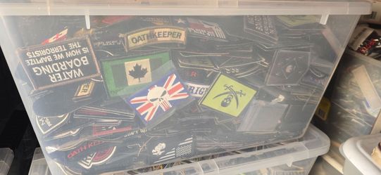 Large Lot of Tactical Morale Patches