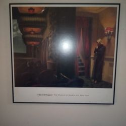 Edward Hopper framed New York Movie