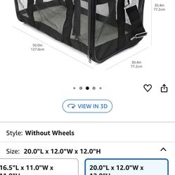 Soft Side Pet Carrier