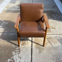 Leather Single Seat Lounge Chair 