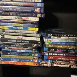 Lots of DVD about 100- Star Wars, Horror, Comedy, Disney, Pitch Perfect, Magic Mike,