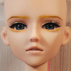 @CHV.  #85.  BJD Articulated JOINTED 23" TALL Doll for customizing missing head piece 