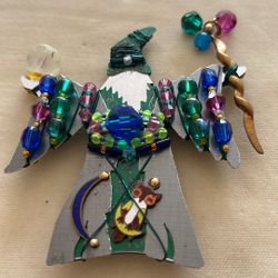 Vintage Estate Signed Liztech Pin Brooch 